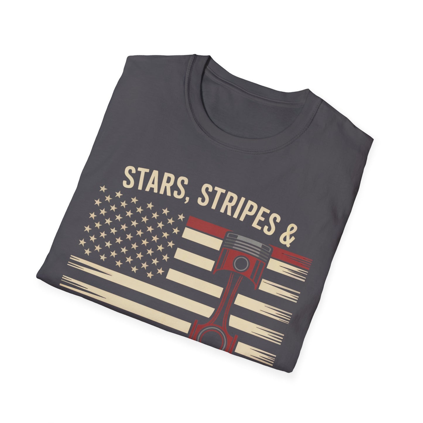 Stars stripe and rod knock T-shirt