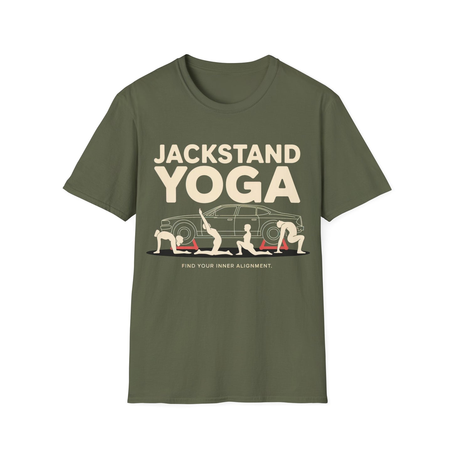 Jackstands yoga2 T-shirt
