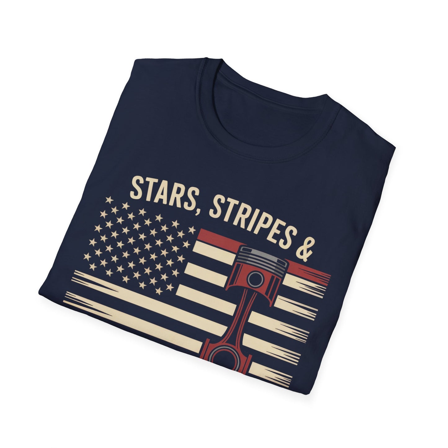 Stars stripe and rod knock T-shirt
