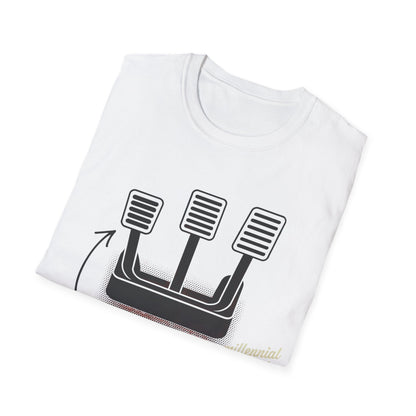 Clutch pedal anti theft2 T-shirt
