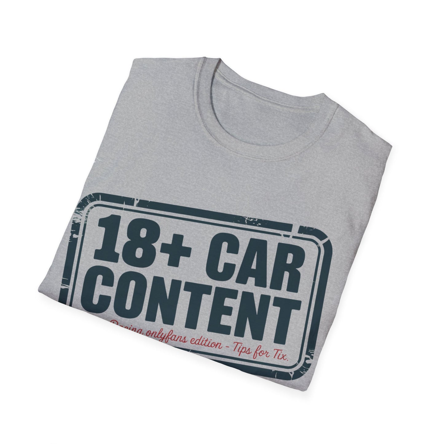 18+ car content T-shirt