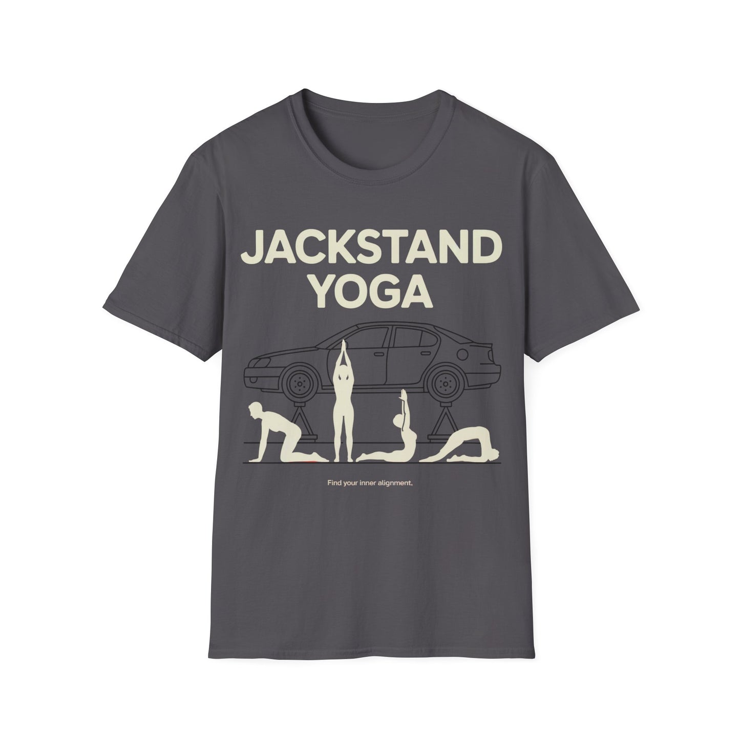 Jackstands yoga T-shirt