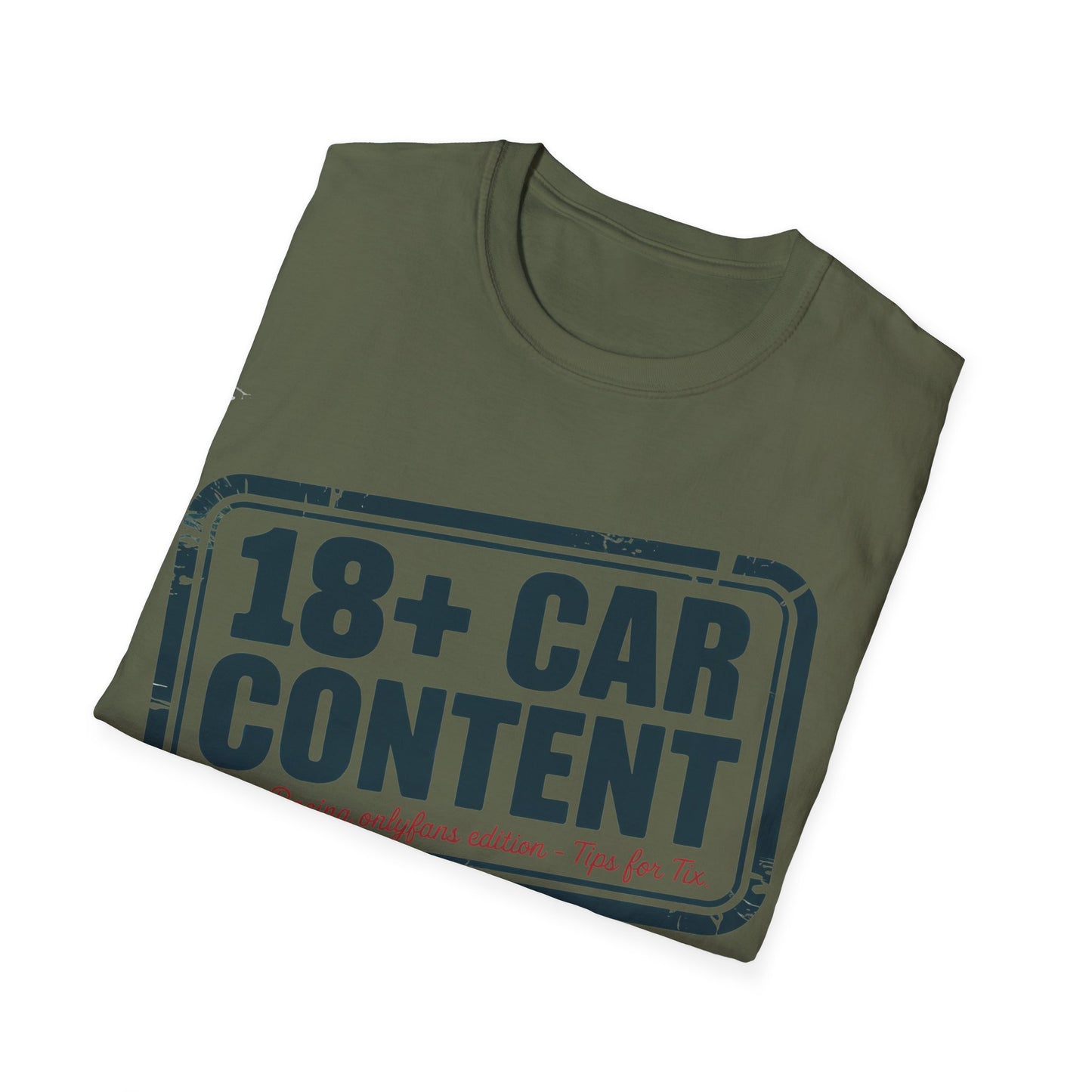 18+ car content T-shirt