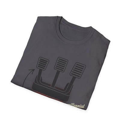 Clutch pedal anti theft2 T-shirt
