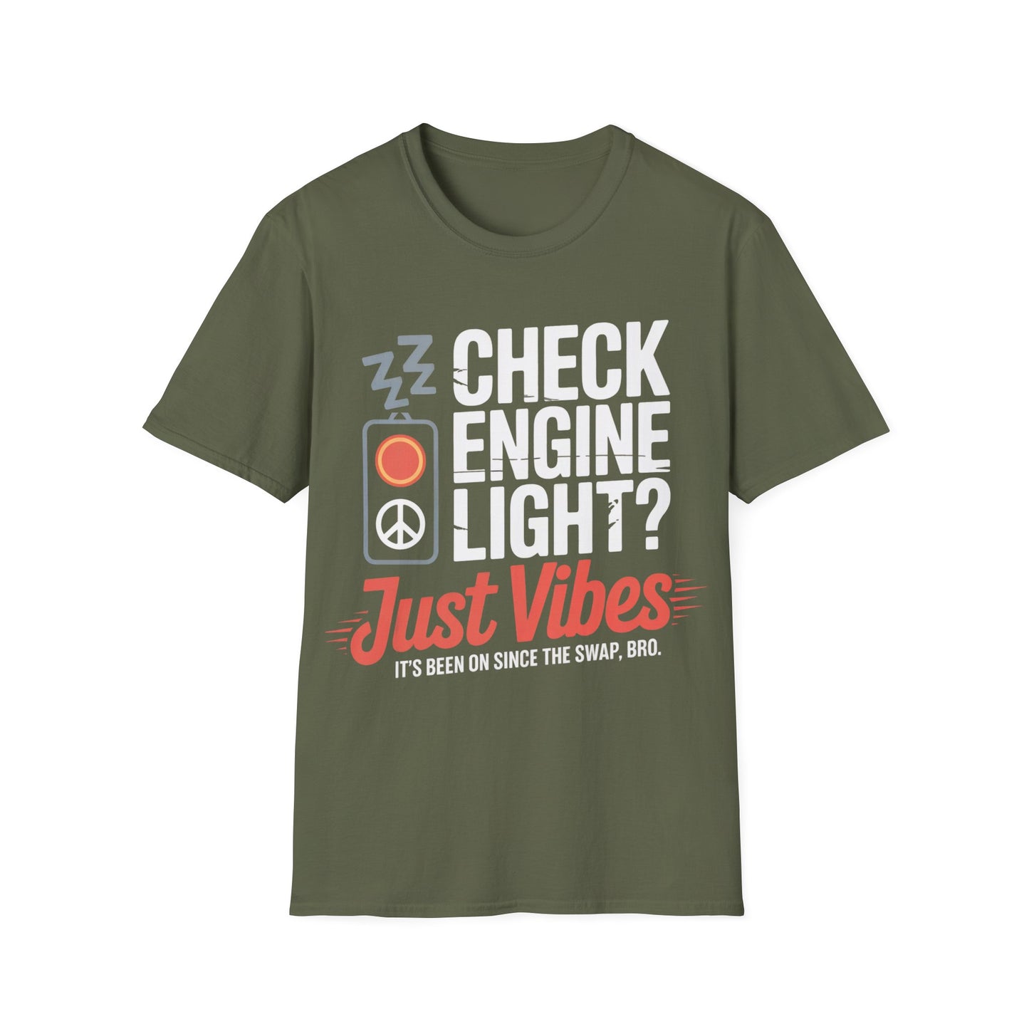 Check engine light T-shirt