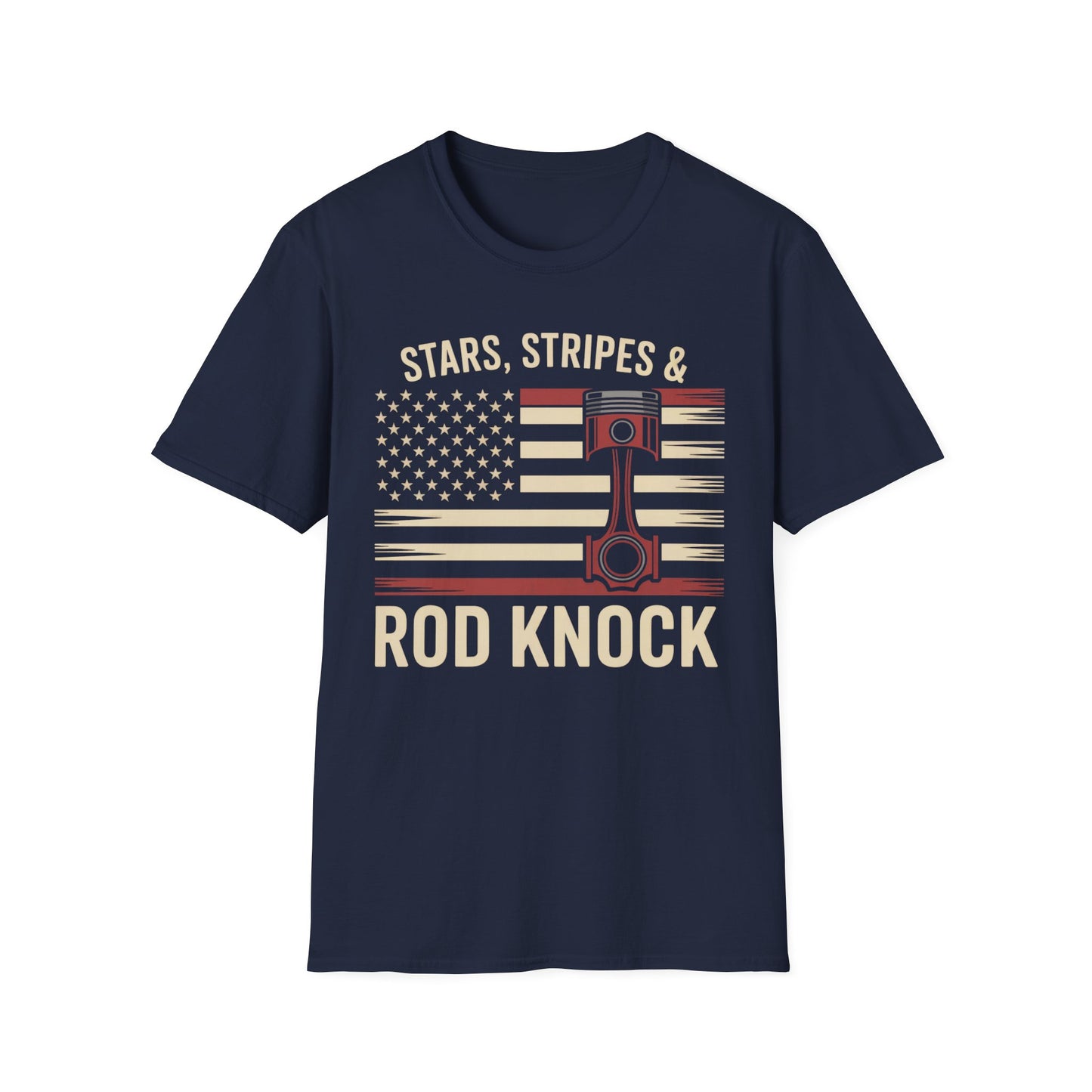Stars stripe and rod knock T-shirt