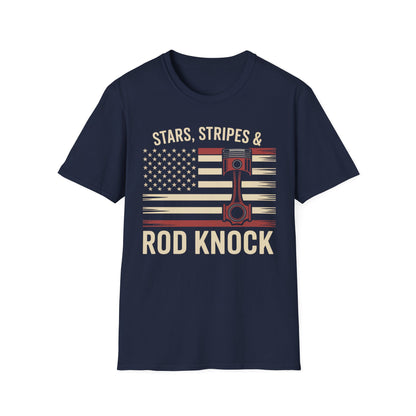 Stars stripe and rod knock T-shirt