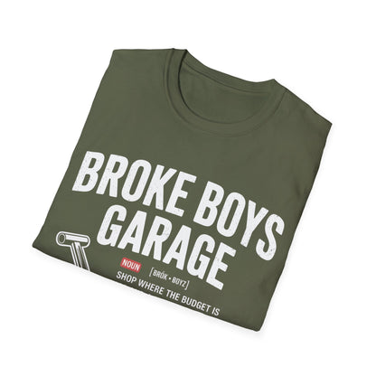 Broke boys garage T-shirt