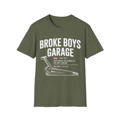 Broke boys garage T-shirt
