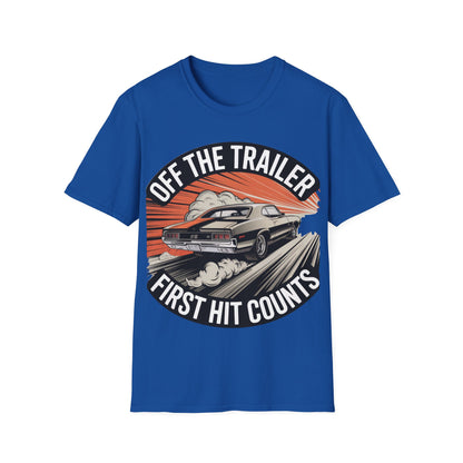 Off the trailer2  T-shirt