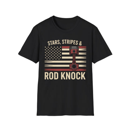 Stars stripe and rod knock T-shirt