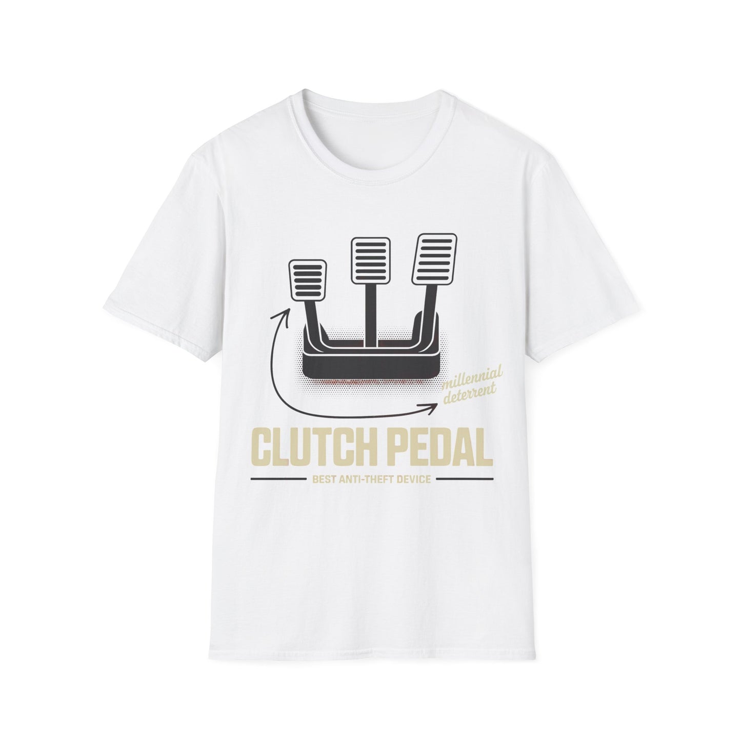 Clutch pedal anti theft2 T-shirt