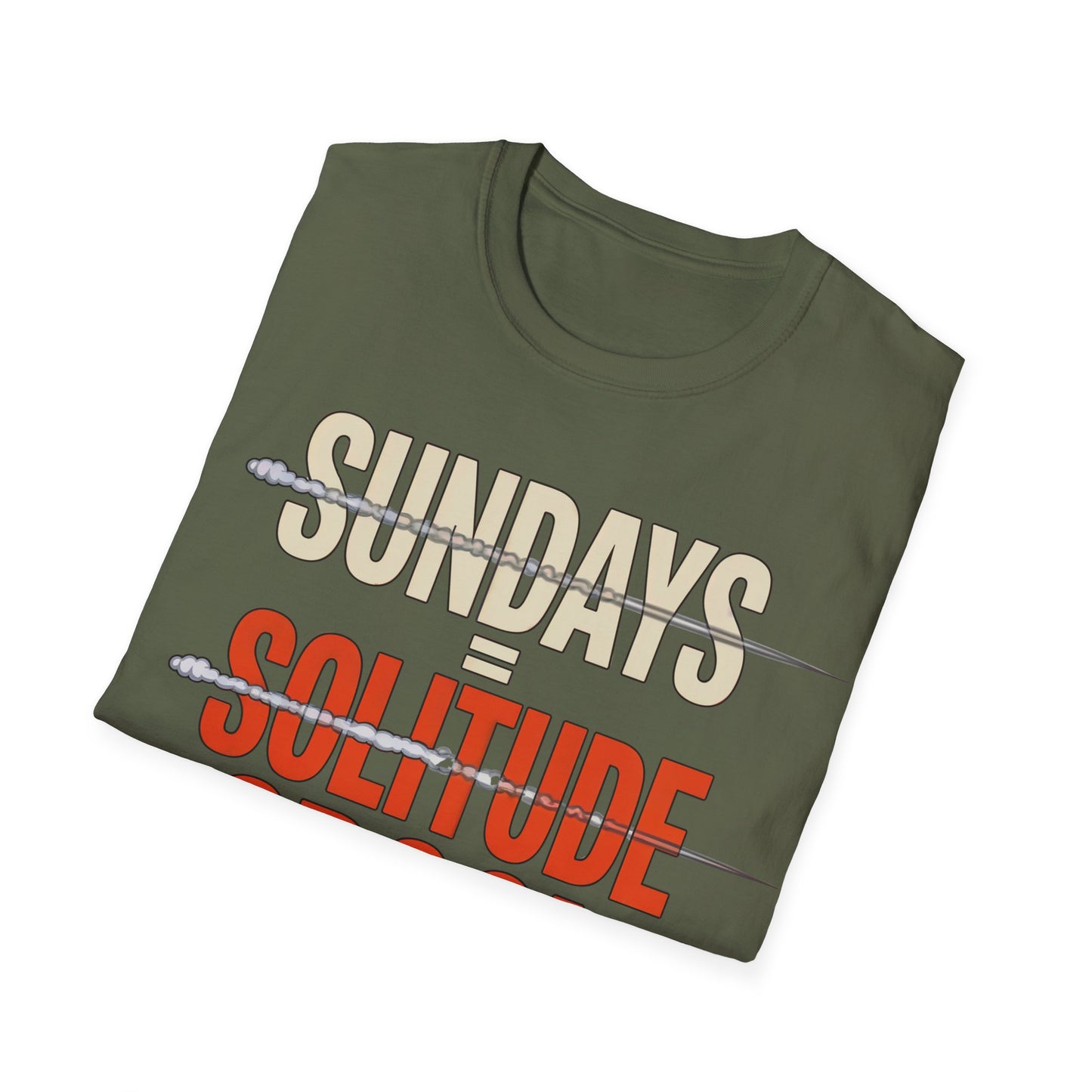 Sundays = solitude spool T-shirt