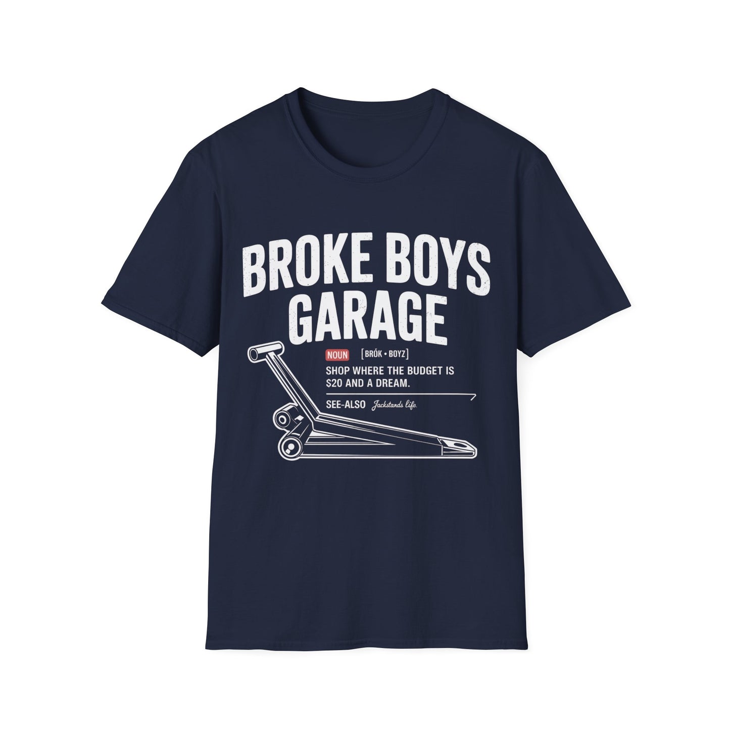Broke boys garage T-shirt