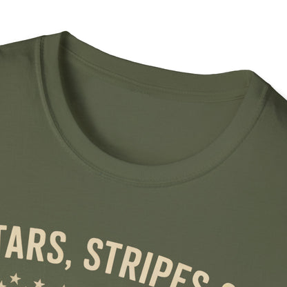 Stars stripe and rod knock T-shirt