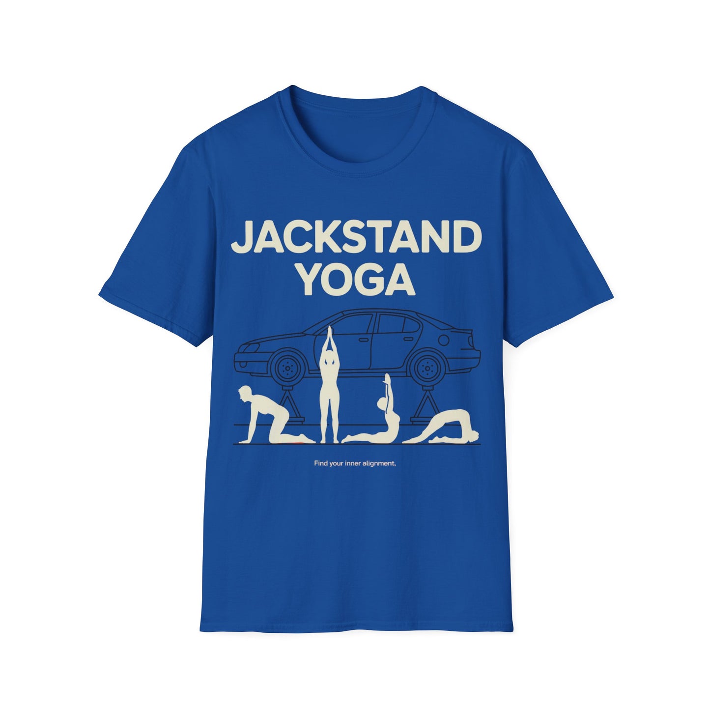 Jackstands yoga T-shirt