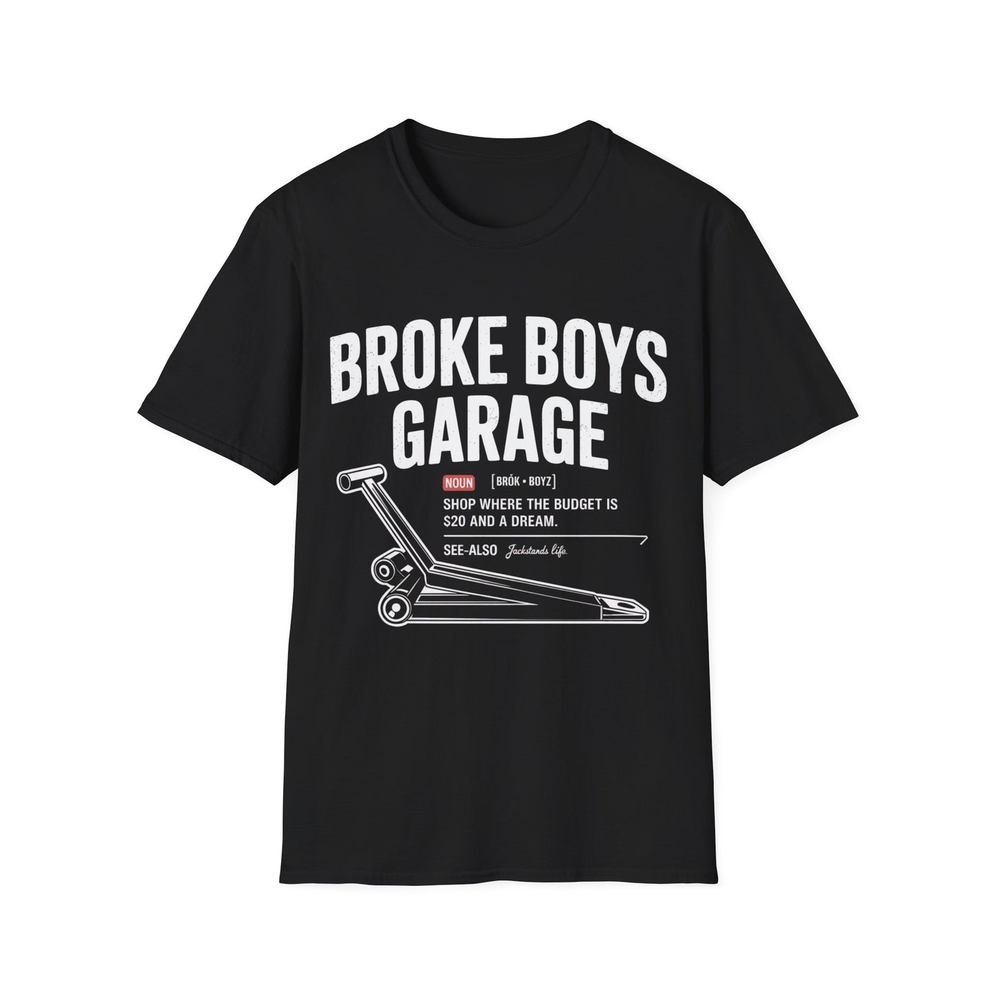 Broke boys garage T-shirt