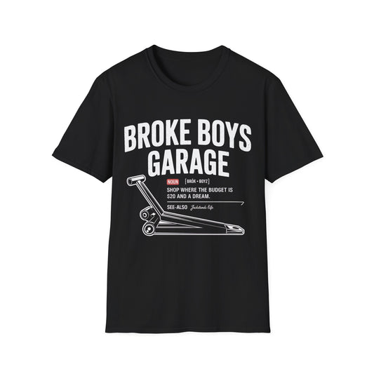 Broke boys garage T-shirt