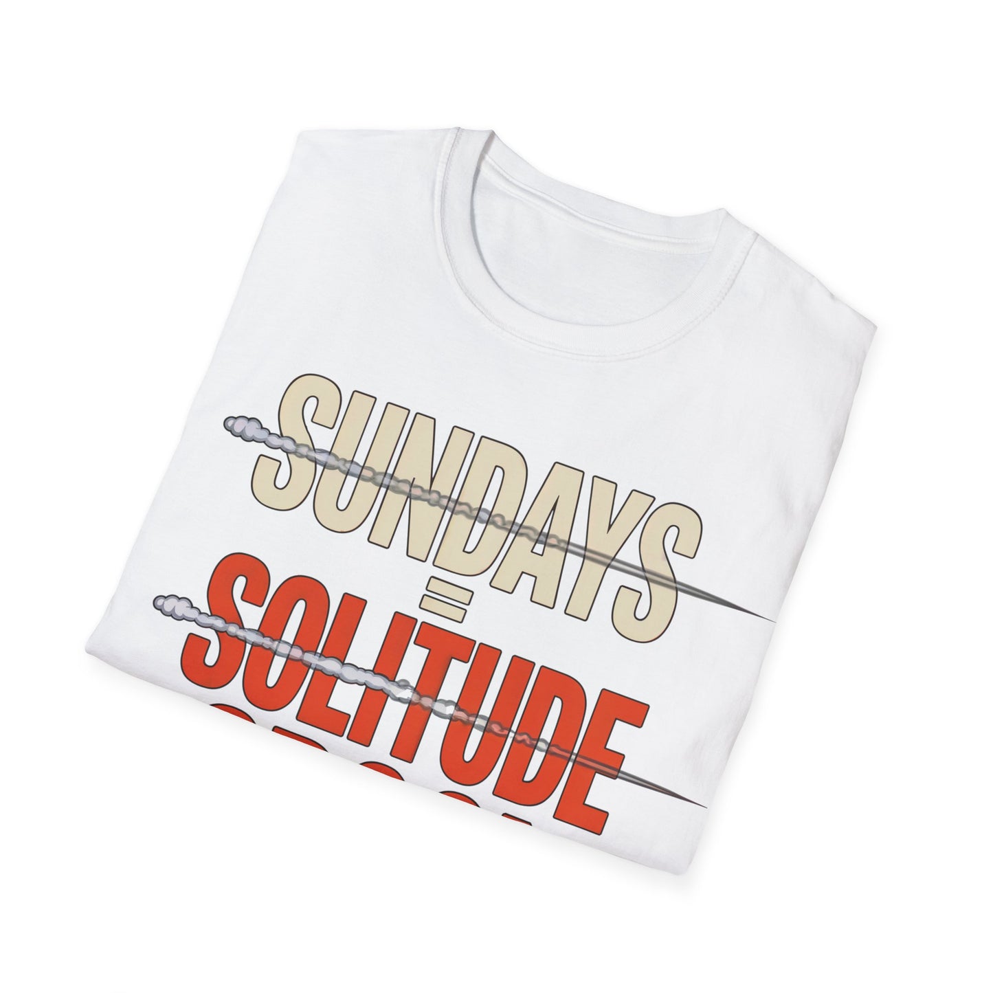 Sundays = solitude spool T-shirt