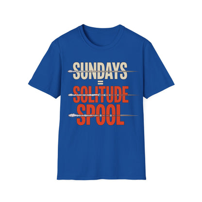 Sundays = solitude spool T-shirt