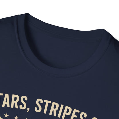 Stars stripe and rod knock T-shirt