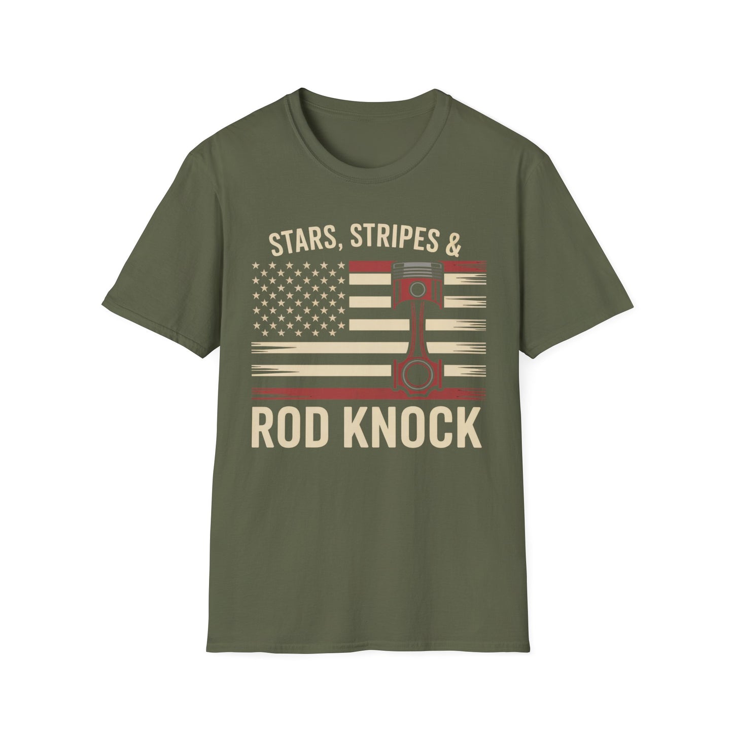 Stars stripe and rod knock T-shirt