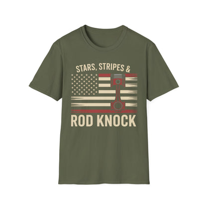 Stars stripe and rod knock T-shirt