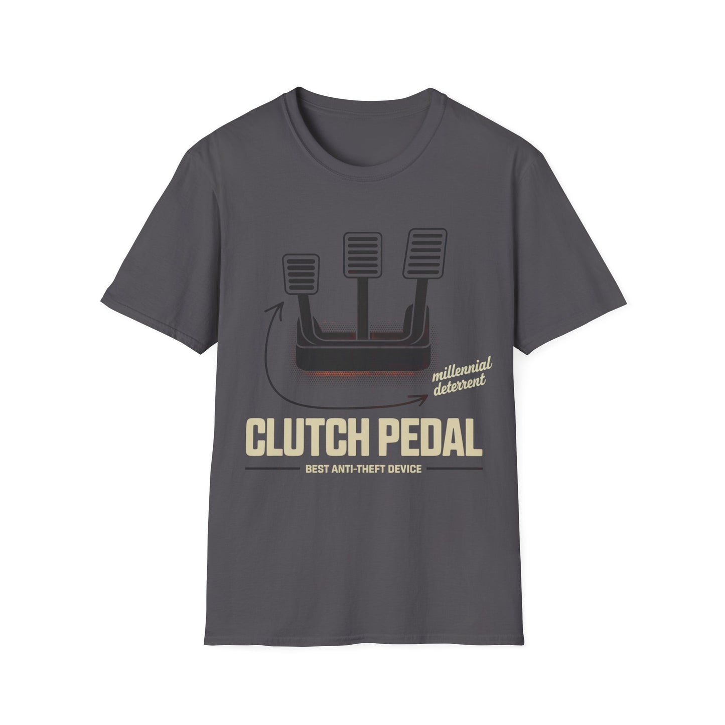 Clutch pedal anti theft2 T-shirt