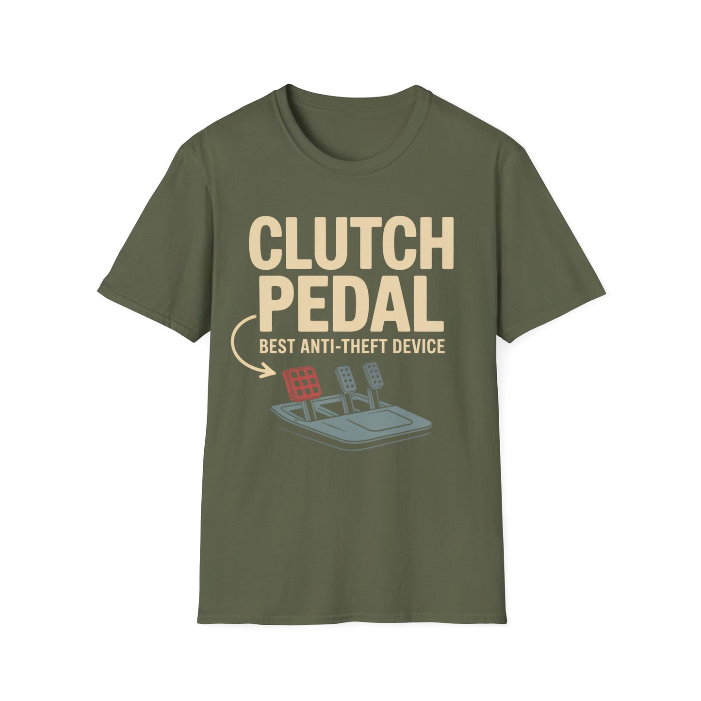 Clutch pedal anti theft  T-shirt