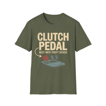 Clutch pedal anti theft  T-shirt