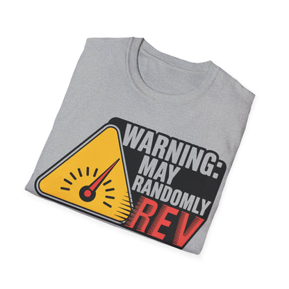 Warning may randomly REV T-shirt