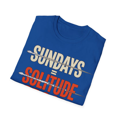 Sundays = solitude spool T-shirt