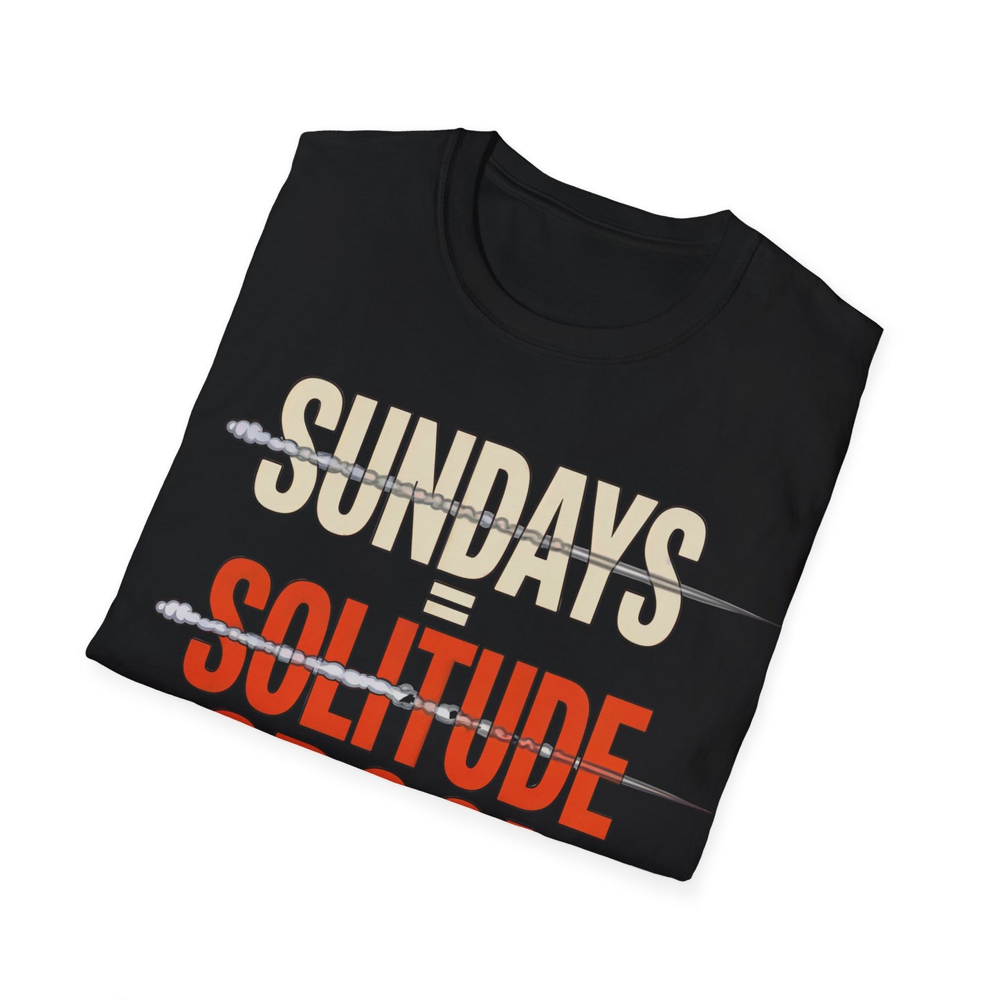 Sundays = solitude spool T-shirt