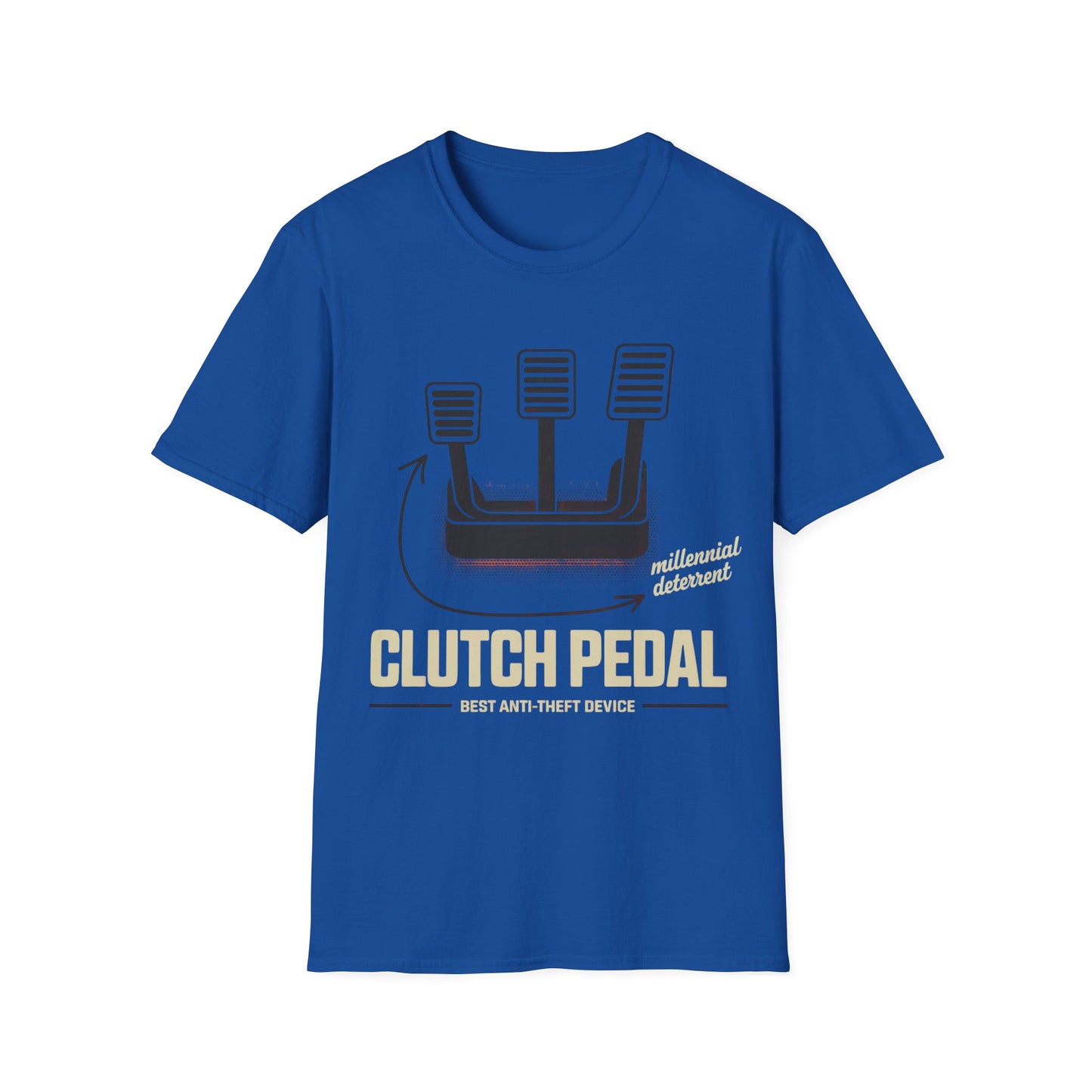 Clutch pedal anti theft2 T-shirt