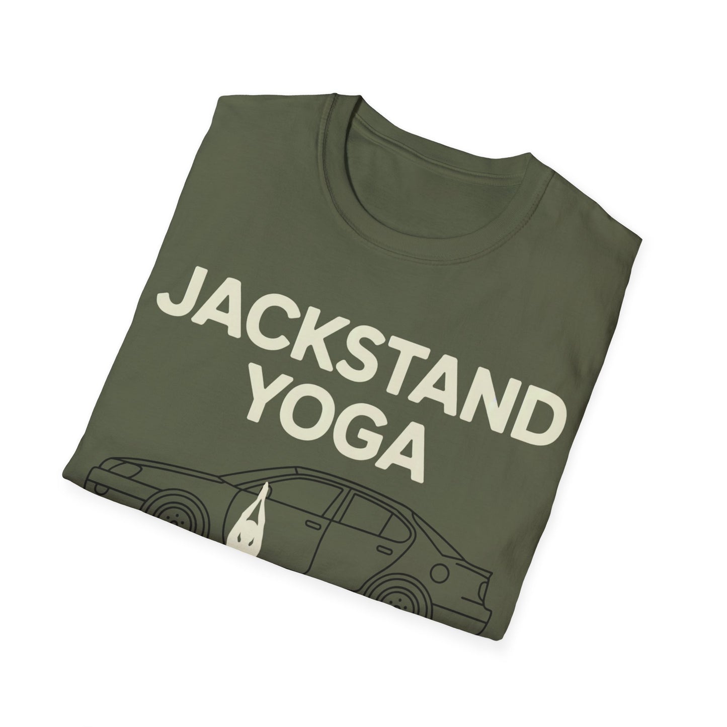 Jackstands yoga T-shirt