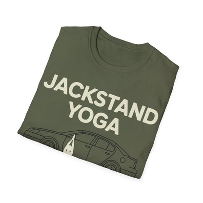 Jackstands yoga T-shirt