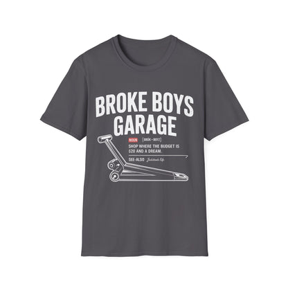 Broke boys garage T-shirt