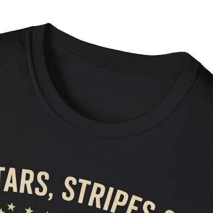 Stars stripe and rod knock T-shirt