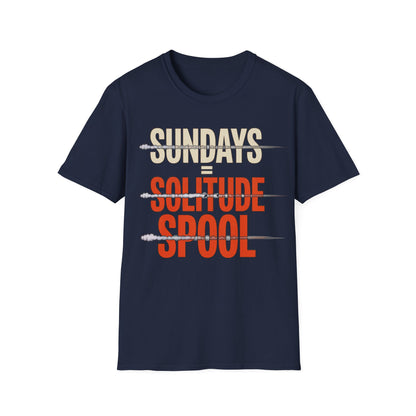Sundays = solitude spool T-shirt
