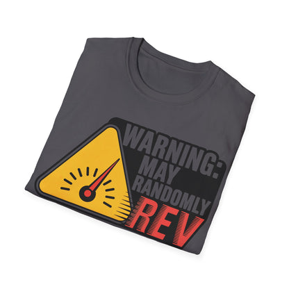 Warning may randomly REV T-shirt