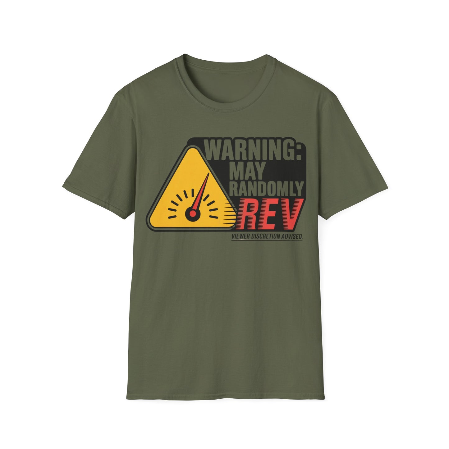 Warning may randomly REV T-shirt